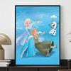 DIY Diamond Painting Elsa Anna Olaf Cross Stitch Kit Mosaic Art Diamond Painting Full Circle Diamond Home Decoration