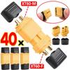 1-40PCS XT60 Battery Connector Male & Female Bullet Connector Plugs with Sheath Housing for RC Battery Motor FPV XT-60 Adapter