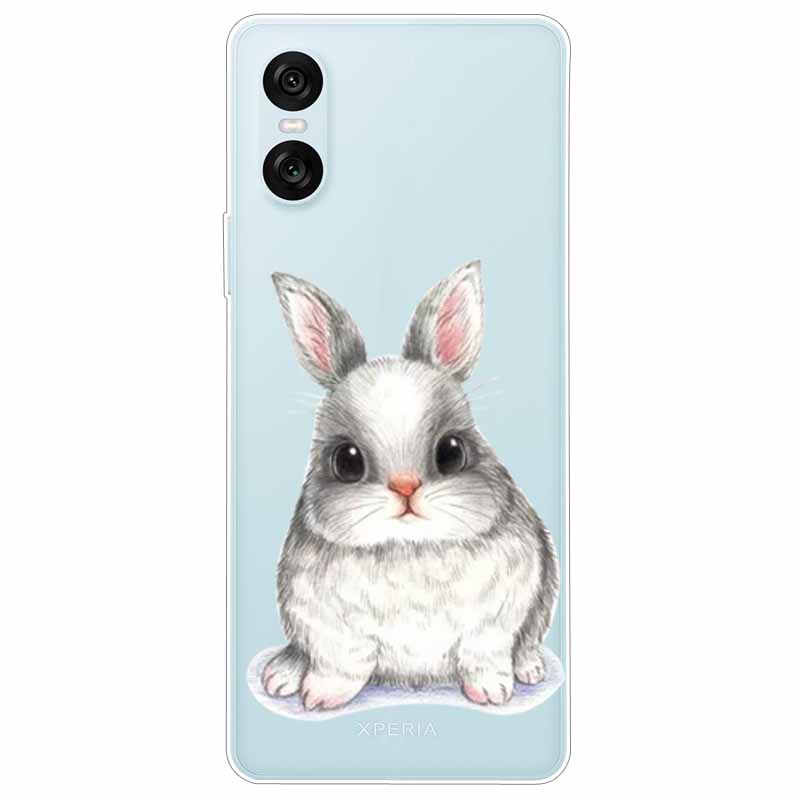 Силиконовый прозрачный чехол для Sony Xperia 10 VI Чехол TPU Милый прозрачный корпус для Sony Xperia 1 VI Чехол 10VI 1VI Печать Мультяшный