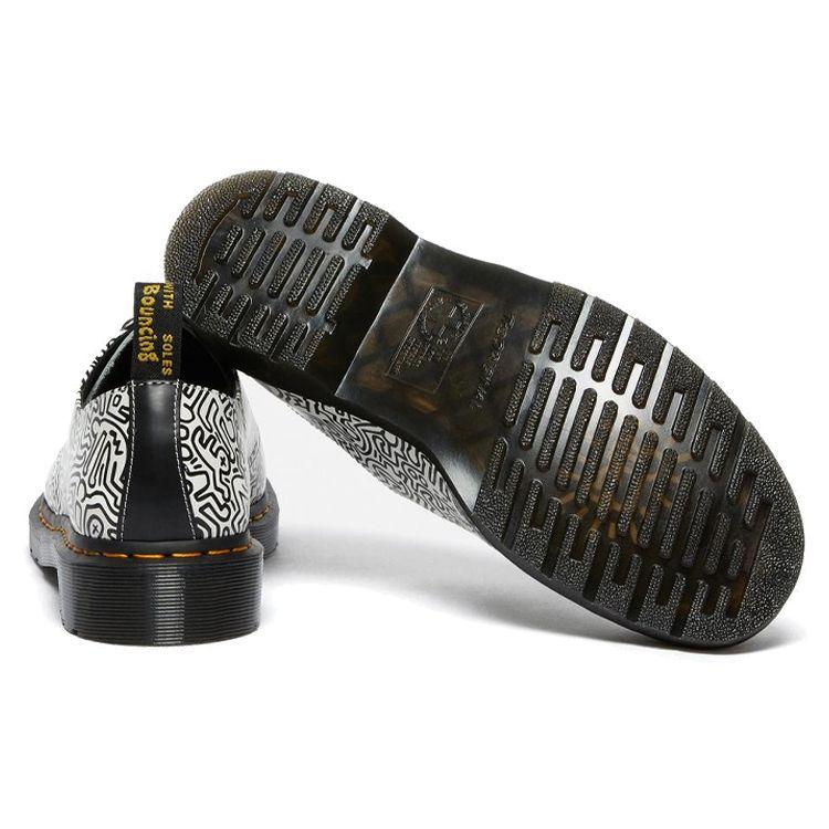 Dr. Martens Keith Haring X 1461 Allover Print Unisex Sneakers White Black 26833009