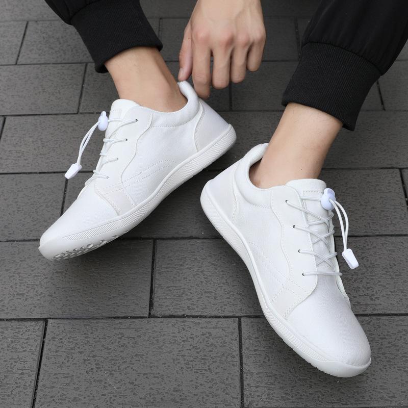 Мужская обувь для босиком Широкая версия Простая обувь для ходьбы Спортивная обувь На шнуровке Уличная Легкая Повседневная Обувь для бега