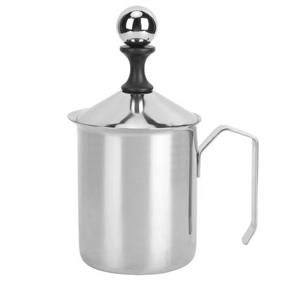 400cc 304 нержавеющая сталь ручной вспениватель молока миксер для смешивания пены для кофе латте арт