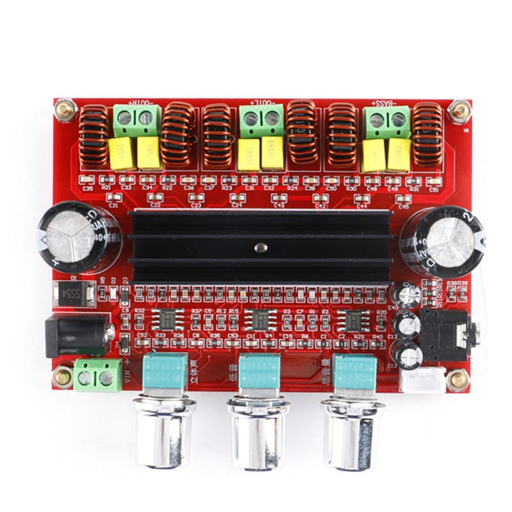 2*50W+100W Dual TPA3116D2 Power Subwoofer 2.1 Channel Amplifier Board TPA3116 Audio Stereo Equalizer AUX Amp