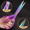 1 шт. цветные швейные ножницы, ножницы с титановыми лезвиями, ручные ножницы для ткани с мягкой резиновой рукояткой, портновские ножницы