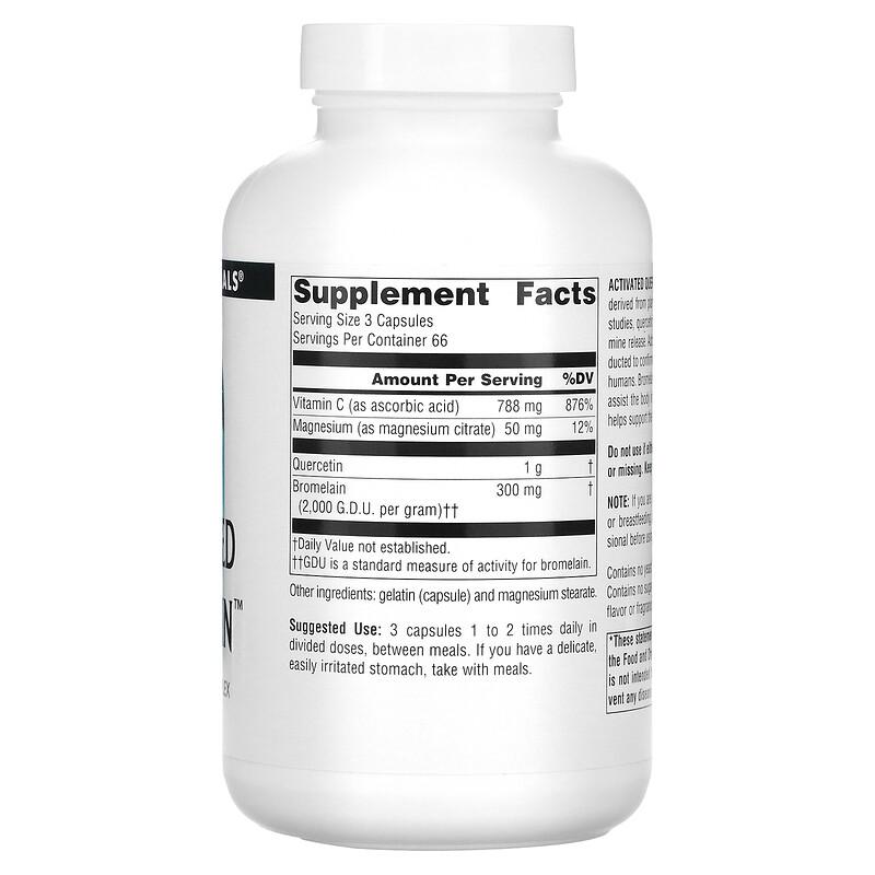 Activated Quercetin, 200 Capsules