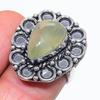 Prehnite Gemstone 925 Sterling Silver Jewelry Ring Size 7