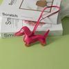 Classic Cute Puppy Dog Bag Pendant Key Chain Fashion PU Leather Dachshund Key Ring Accessories Women