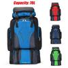 70L Travel Backpacks Outdoor Unisex Camping Backpack Men Tactics Sports Mountaineering Fishing Water Proof