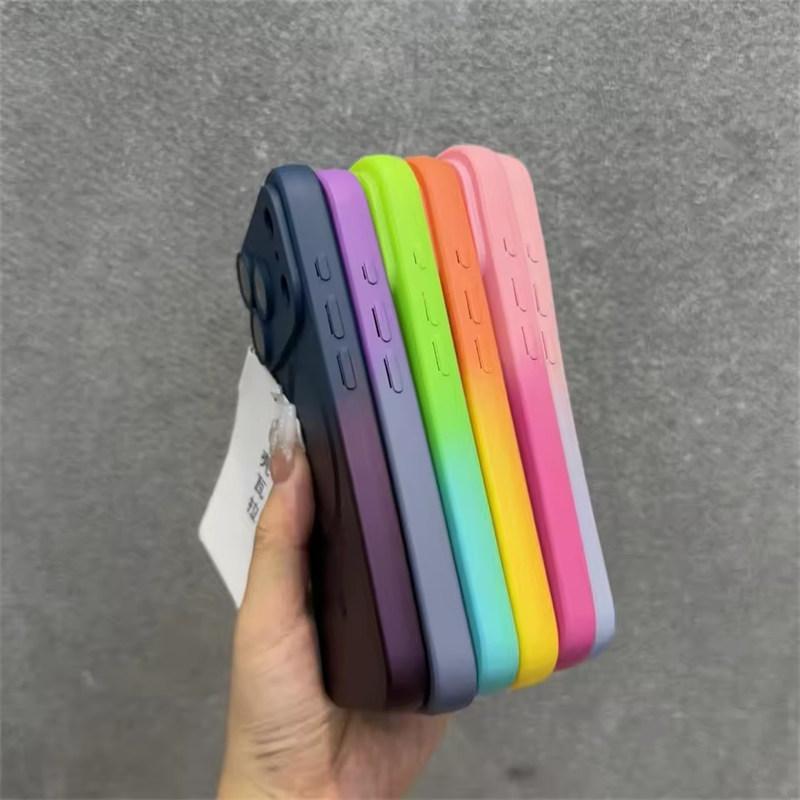 Для iPhone 17 Air Роскошный чехол для телефона Magsafe с беспроводной зарядкой и градиентной кожей на ощупь для iPhone 17 16 15 14 13 12 11 Pro Max Plus Cover