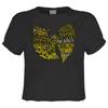 Amplified Womens/Ladies Graffiti Wu-Tang Clan Crop Top