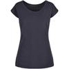 Build Your Brand Womens/Ladies Wide Neck T-Shirt