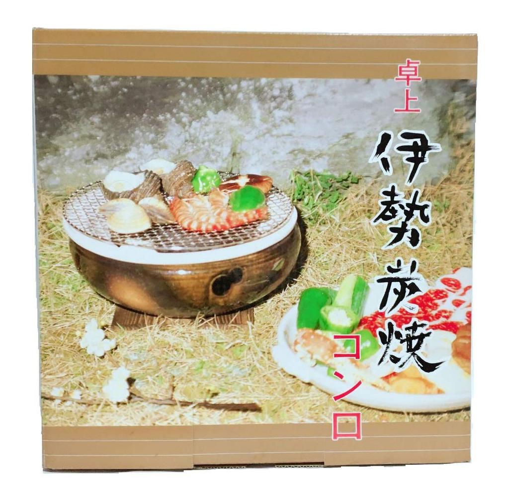 Водяная угольная печь Maruyoshi Pottery Ise 10, черная, M4604 №.