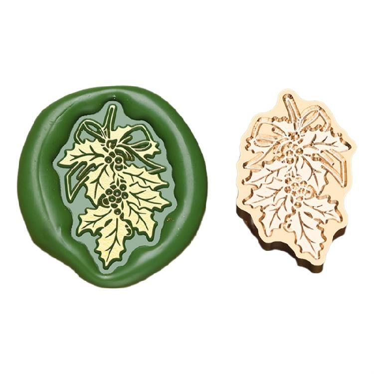 Винтажная рождественская головка для сургучной печати для свадебных приглашений, конвертов, скрапбукинга, сменные головки для тисненых сургучных печатей