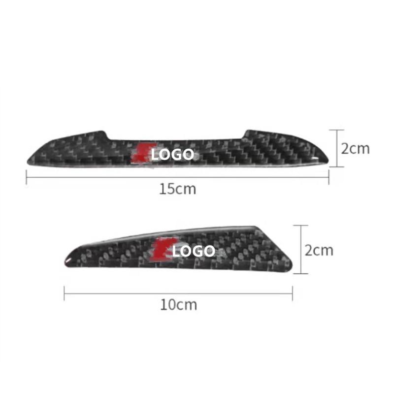 Углеродное волокно, край двери автомобиля, защитные полосы от царапин, зеркало заднего вида, наклейка против столкновений, крышка дверной ручки