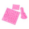 Musical Instrument Notes Baking Silicone Mold Headphone Radio Guitar Violin Fondant Chocolate Mould DIY Decor Baking Tools