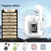 Transparent Wireless Bluetooth Earbud Noise Canceling Stereo Headphone with Digital Display Charging Case Waterproof Gaming