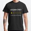 Plus Size S-3XL Vegan Diet Printed T-shirt Men's Tops Fashion Clothes Tees