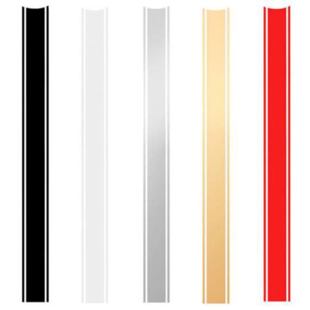 50x4,5 см наклейка в полоску на капоте бака, универсальная наклейка для аксессуаров для мотоциклов Cafe Racer