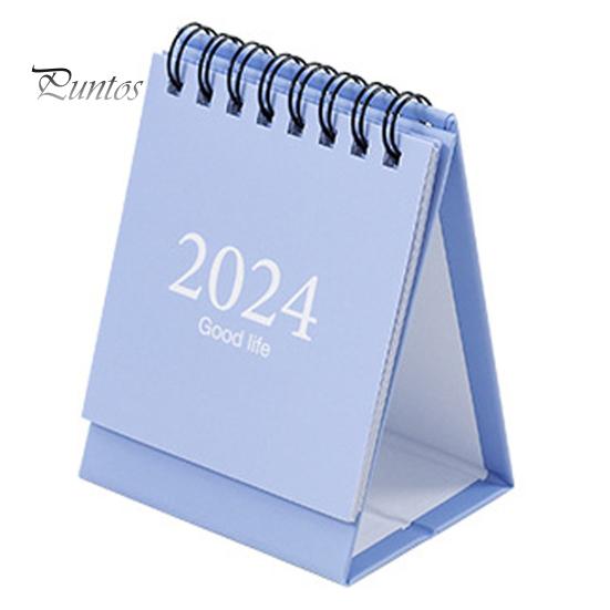 Мини-настольный календарь Спиральная катушка Запись даты переворачивания страниц 12-месячный календарь для планирования Журнал событий Портативная книга-план в простом стиле Год