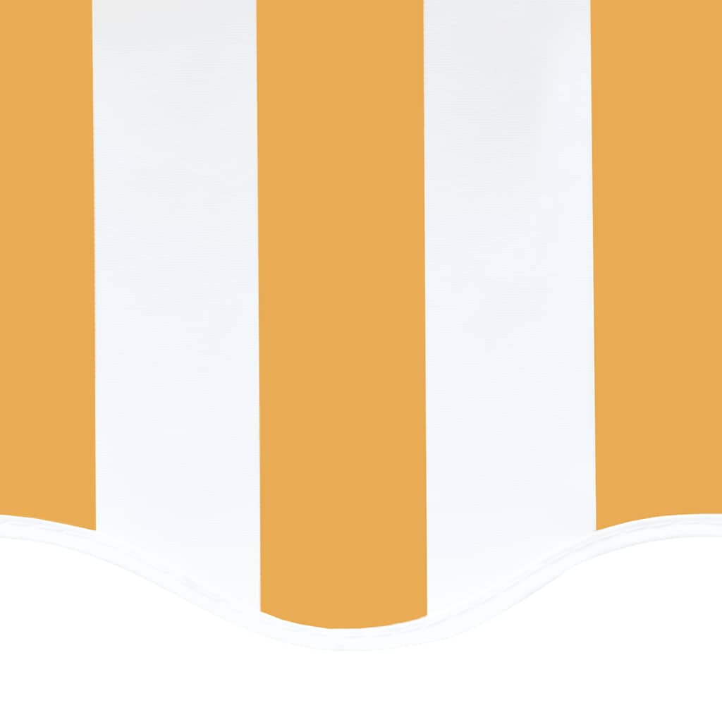 Awning Fabric Yellow and White 5x3.5 m
