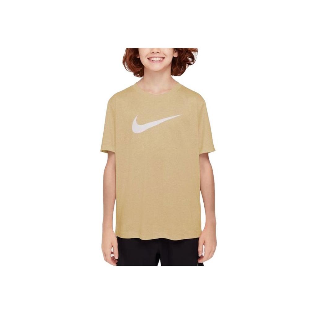 Nike Спортивная повседневная футболка с круглым вырезом и коротким рукавом, детские топы FZ5199726