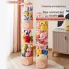 Transparent Plush Toy Storage Tube for Children's Dolls