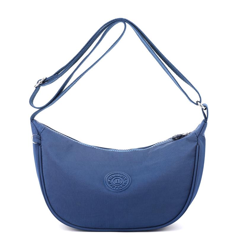 Легкая сумка-хобо большой вместимости, нейлоновая водоотталкивающая сумка через плечо для женщин