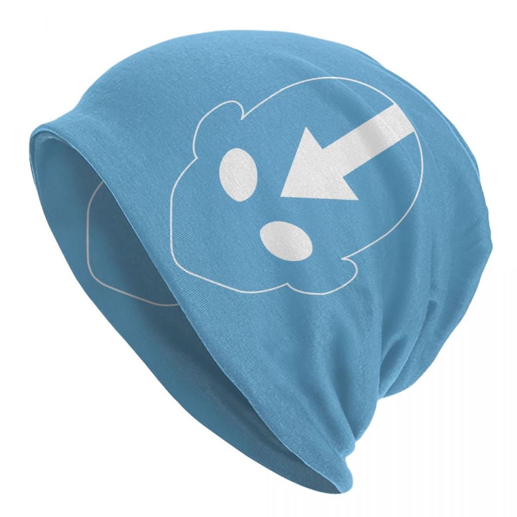 Мультфильм Last Airbender Skullies Шапки Шапки Унисекс Женщины Унисекс Прохладная зимняя теплая вязаная шапка для взрослых Аватар Аанг Стрела Капот Шапки