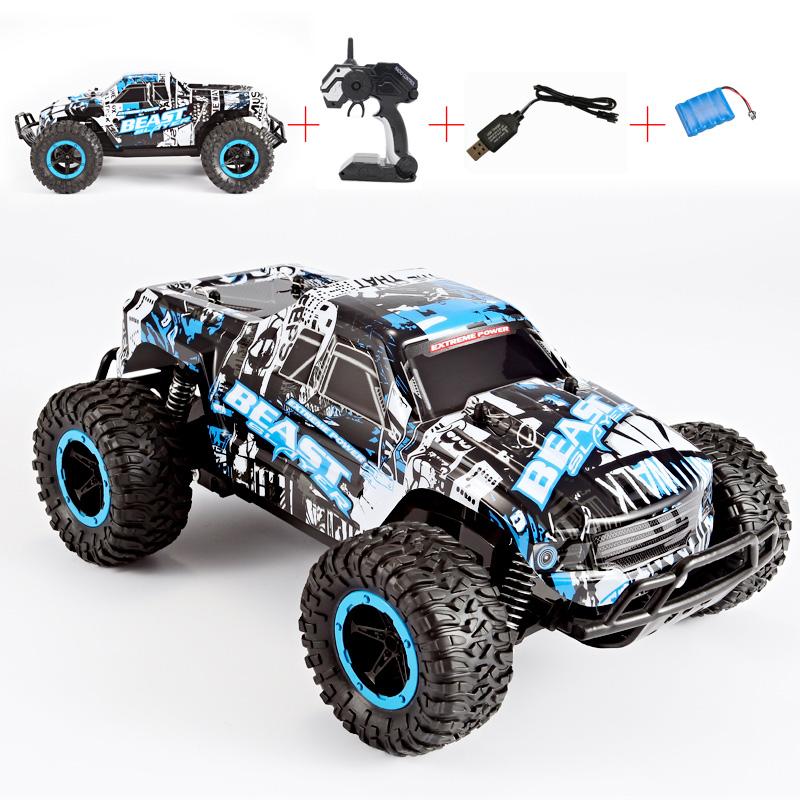 Радиоуправляемая машинка 2,4 ГГц 1:20 4WD Дистанционное Управление Высокоскоростной Электрический Грузовик Внедорожник 4x4 Вождение Автомобиля Игрушка Для