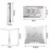 Набор инструментов для мастера по гитаре, включающий линейку для струн, измеритель радиуса подструны, измерители радиуса с надрезами и щуп