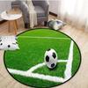The Charming Highland Cow Round Carpet Featuring A Pink Floral Design Is Suitable for Decoration in Living Rooms Bedrooms