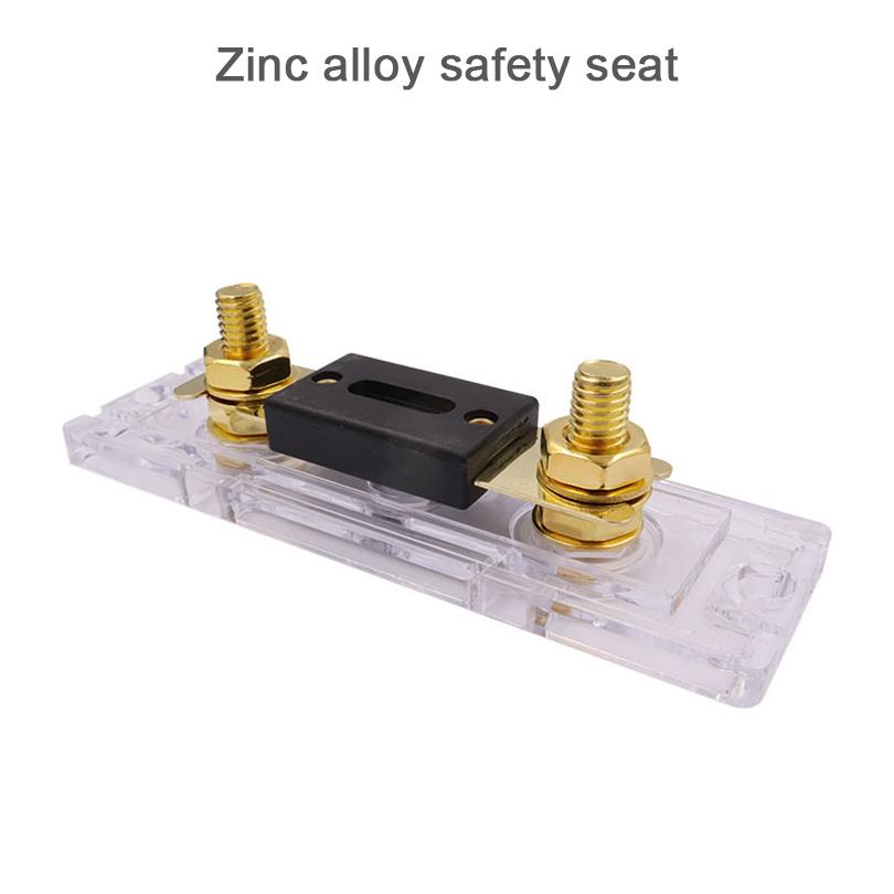 12-48V 60A/80A/100A/150A/200A/250A/300A Automobile Power Supply Type Power Amplifier Fuse 0/2/4 Gauge Fuse Holder for Cars