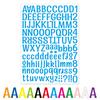 12 Sheets 1-inch Alphabet Stickers Removable Strong Stickiness Decorate DIY Self-Adhesive Number Alphabets Stickers Art Making