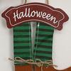 2Pcs Halloween Hanging Sign Pumpkin Ornament Fall Festival Decoration Easy Installation For Halloween Celebration