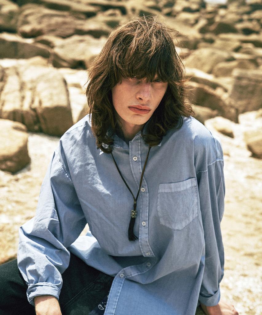 FAKE CAMPER Vintage Pigment Loose Fit Shirt [7 Colors] (Type A)