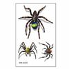Waterproof Spider Tattoo Realistic Halloween Face Tattoo Body Art Body Tattoo Stickers  Face Makeup