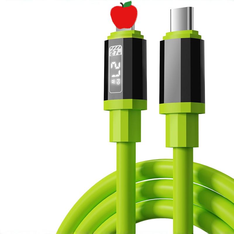 Быстрое зарядное устройство 120 Вт двойного типа Type-C для MacBook, Apple, Huawei ноутбуков с цифровым дисплеем