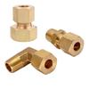 Прямой/Угловой 1/8" 1/4" 3/8" 1/2" NPT Наружная/Внутренняя 3/16 1/4 5/16 3/8 1/2 5/8" Трубка Компрессионный Фитинг Латунный Фитинг Газ Топливо Вода