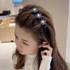 Women Elegant Flower Pearls Braid Hairpins Sweet Hair Clip Braid Decorate Flower Tooth-shaped B K2W7