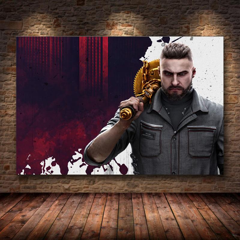 Atomic Heart Poster Print Canvas Painting Room Decoration Video Game Decor Painting Bedroom Game Room Decoration Wall Decor