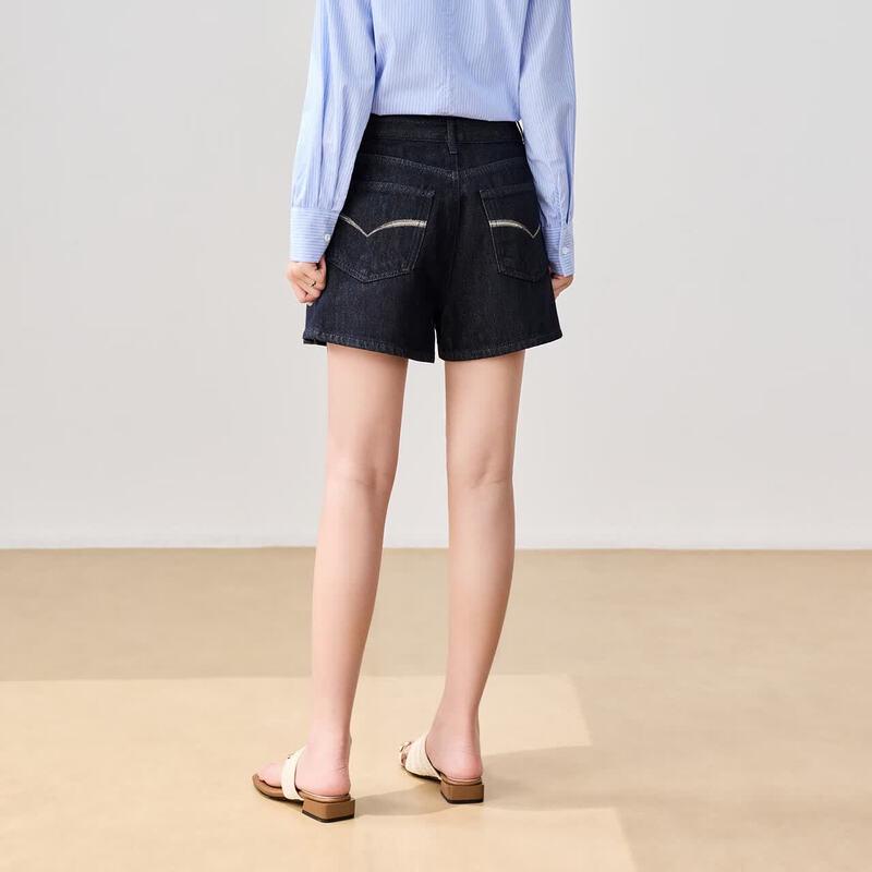 IEF 2026 Summer American Style Slimming Denim Shorts