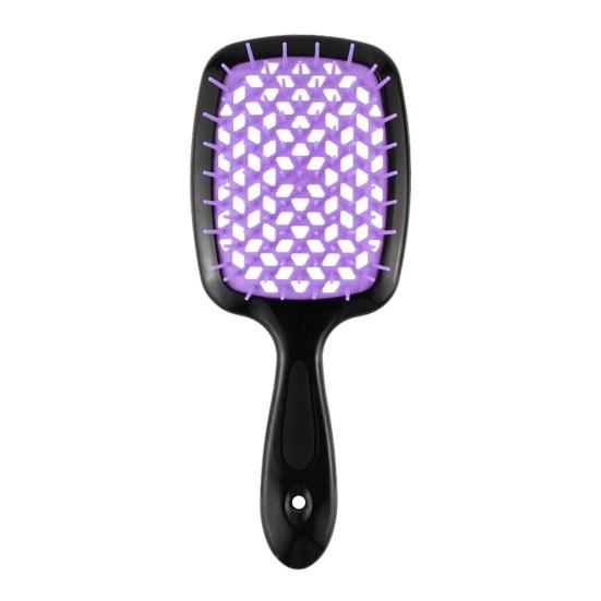 Detangling Hair Brush Hollow Ergonomic Handle Scalp Massage Women Girls Wet Dry Long Curly Fluffy Hair Styling Comb Hairdressing Tool