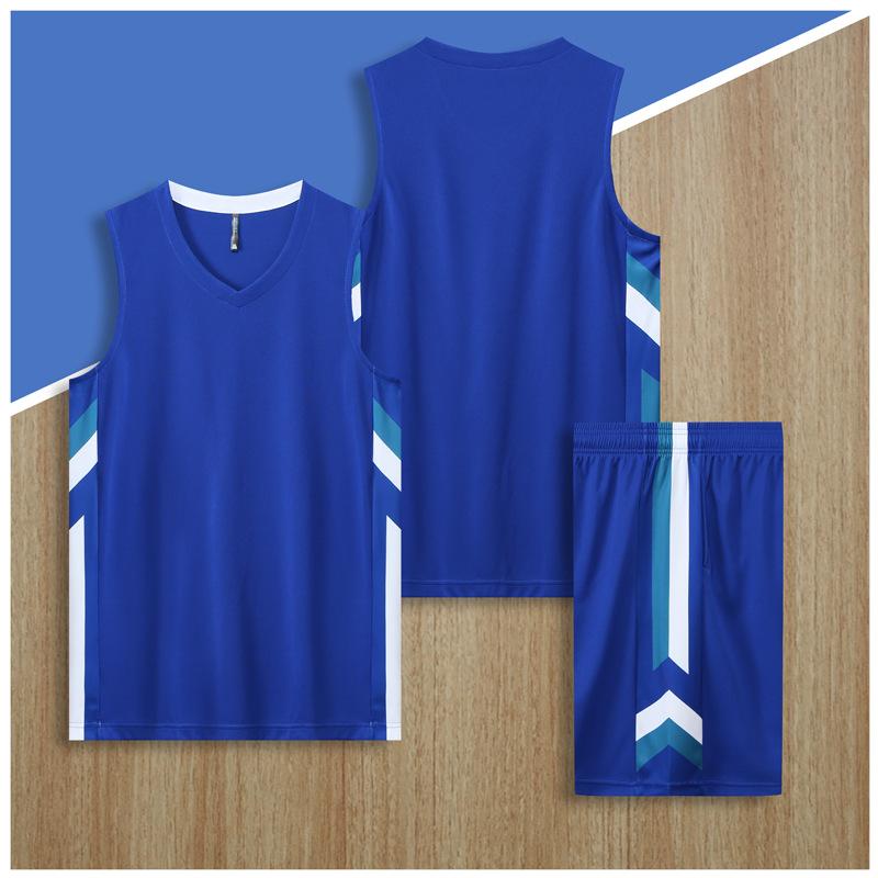 New basketball suit, adult children's basketball suit, summer game team sports vest, training camp jersey DIY