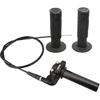 NIBBI Twists Throttle Grip,Dirt Bike Grips With Throttle Cable And Handlebar Grip For SSR125 Pit Bike, 22Mm Motorcycle Throttle Assembly