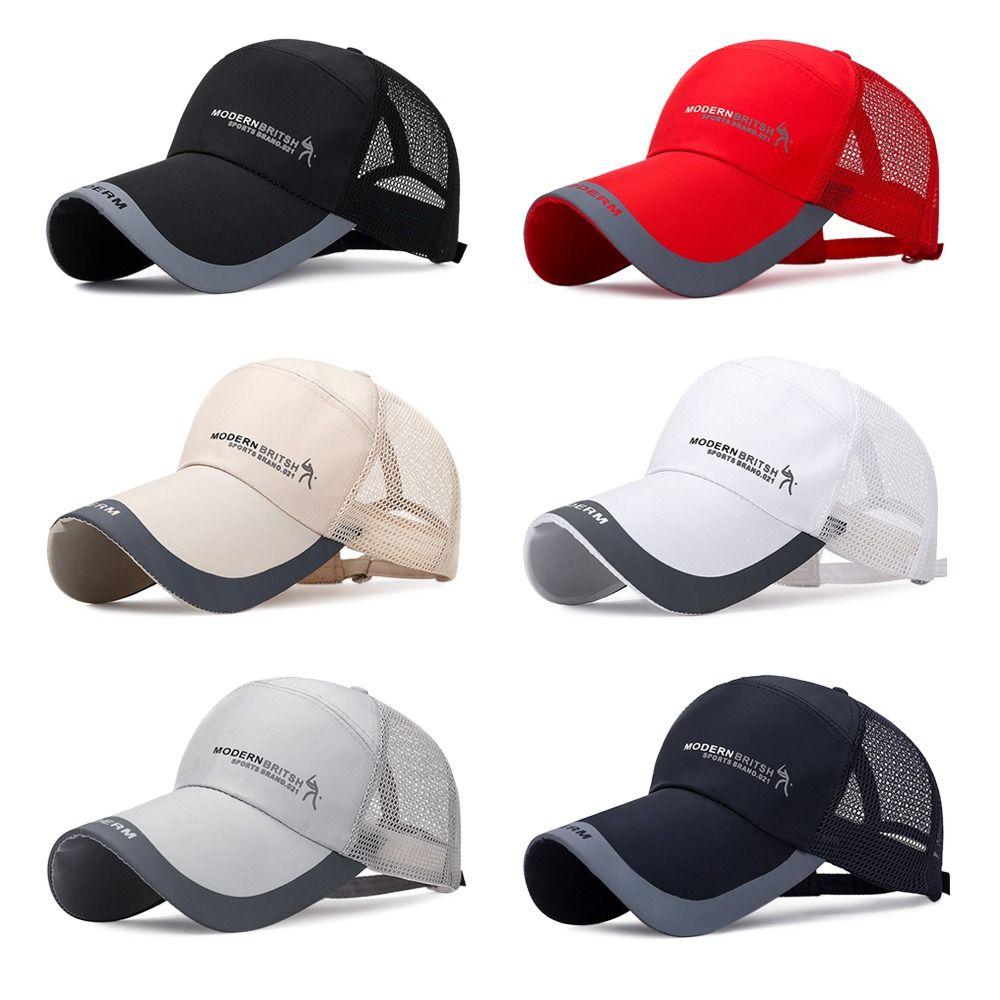 Adjustable Outdoor Space Quick Dry Sun Hat Mesh Baseball Cap Snapback Hats
