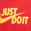Nike Спортивная одежда Мужская футболка с коротким рукавом и логотипом Jdi, красные топы AR5007-658