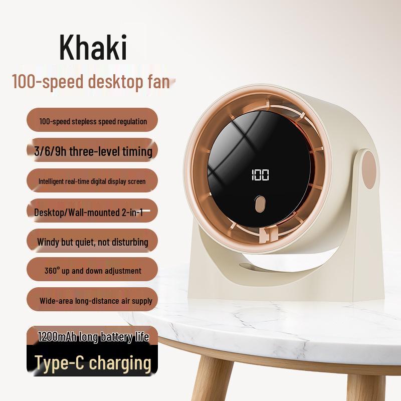Compact USB Clip-On Electric Fan for Dorms and Desktops