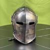 Barbuta Helmet with Visor  Medieval Knight Battle Helm for , Cosplay  Collectors