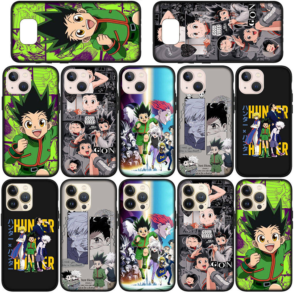 Чехол для телефона Samsung Galaxy S25 S24 S23 iPhone 16 15 Xiaomi Redmi Note 14 13 12 16E X 11 Pro Max OPPO Moto Huawei Gon Freecss Killua Hunter X Hunter