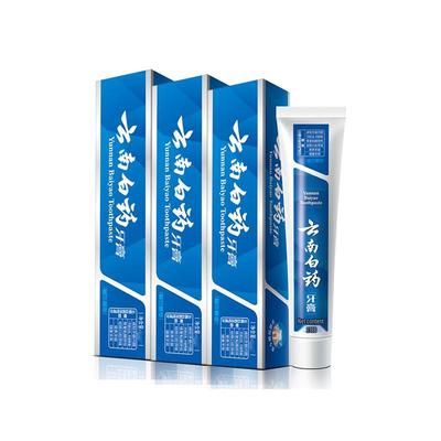 Зубная паста Yunnan Baiyao с мятой перечной, 3 шт. (по 215 г)